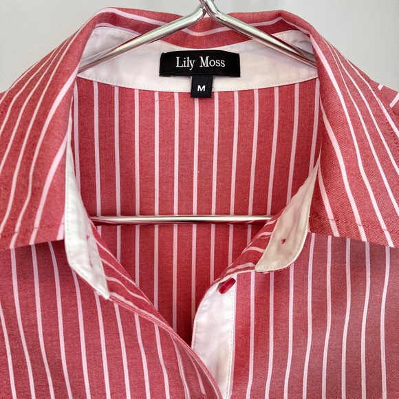 💞 LILY MOSS BUTTONED DOWN SHIRT NWOT - Picture 3 of 7